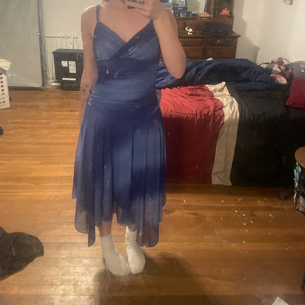 Blue dress